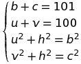 Système d'équations