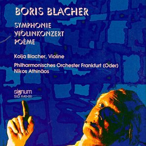 Oeuvres symphoniques de Blacher