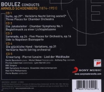 Boulez dirige Schönberg (Volume 1)