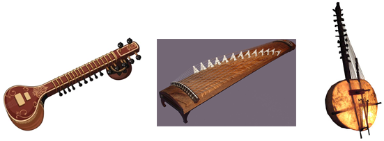 Sitar, Koto et Kora