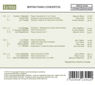 British Piano Concertos