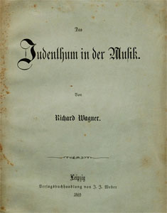 Wagner : La Judaïcité en Musique