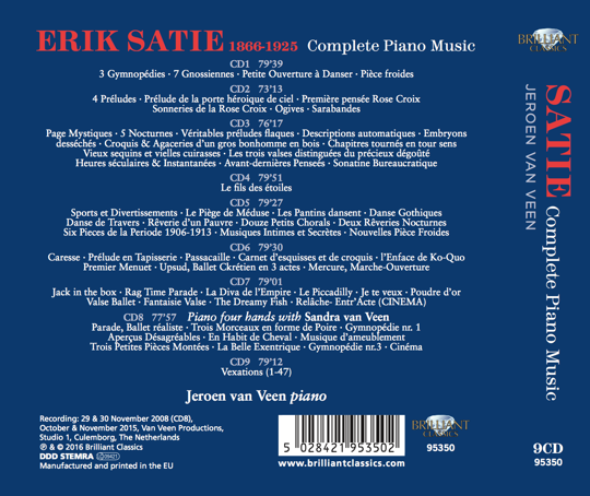 Intégrale Satie