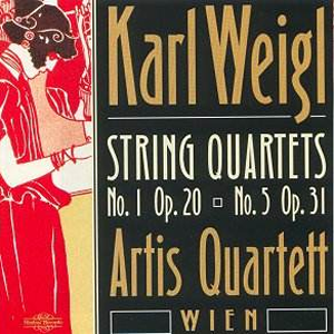 CD Quatuors n°1 et 5 de Weigl